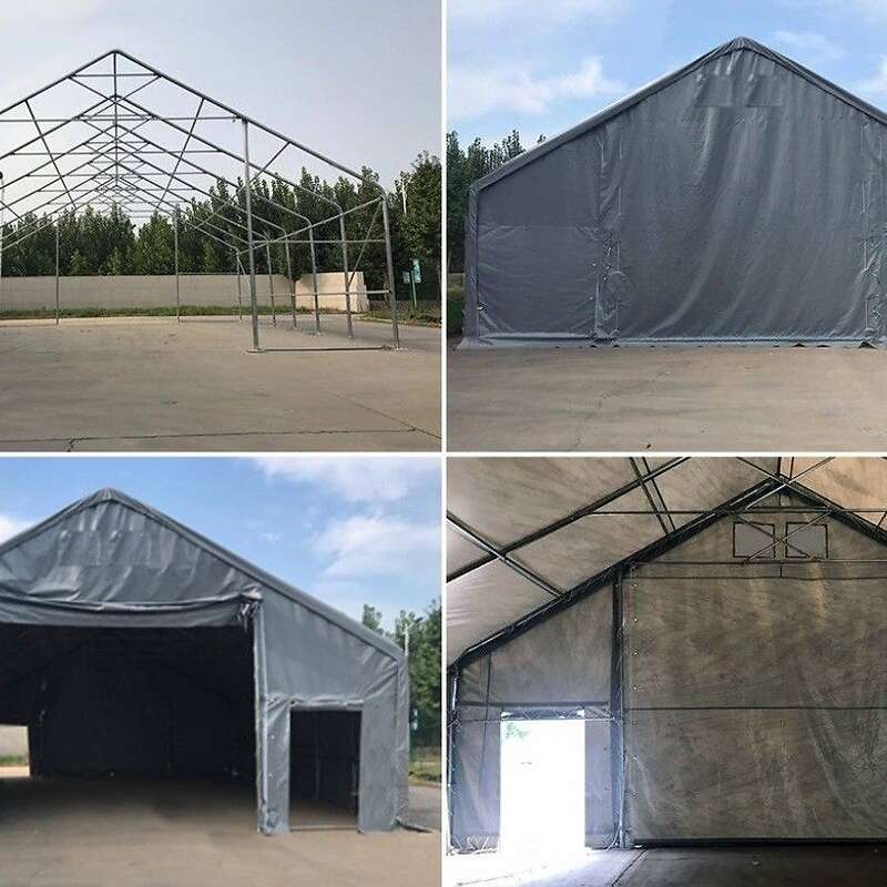 GANZJÄHRIGE INDUSTRIEHALLE 10x24 Lagerzelt Lager ARCTIC PVC - Bild 1