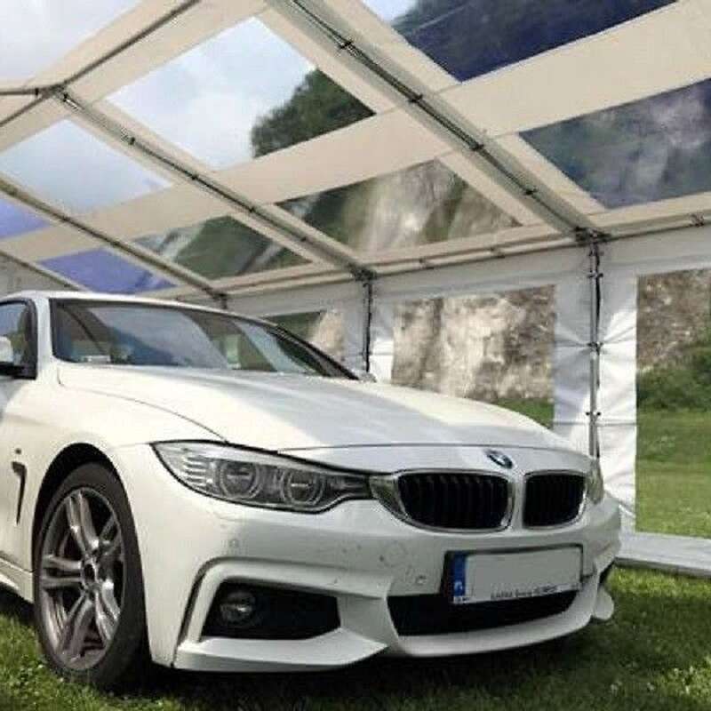  Zeltgarage Weidezelt Lagerzelt Garagenzelt Auto PVC 4x6 Halle - Bild 1