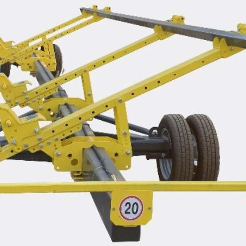Der zweiachsige Schneidwerkswagen  "Carrello 2 Axes" - Bild 1