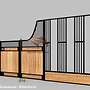 Hochwertige Pferdeboxen | Boxenfronten mit Fressgitter | Innenboxen, Trennwände und Modulare Stallwände - Stalltrennwand & Stallfront für Pferde - Bild 7